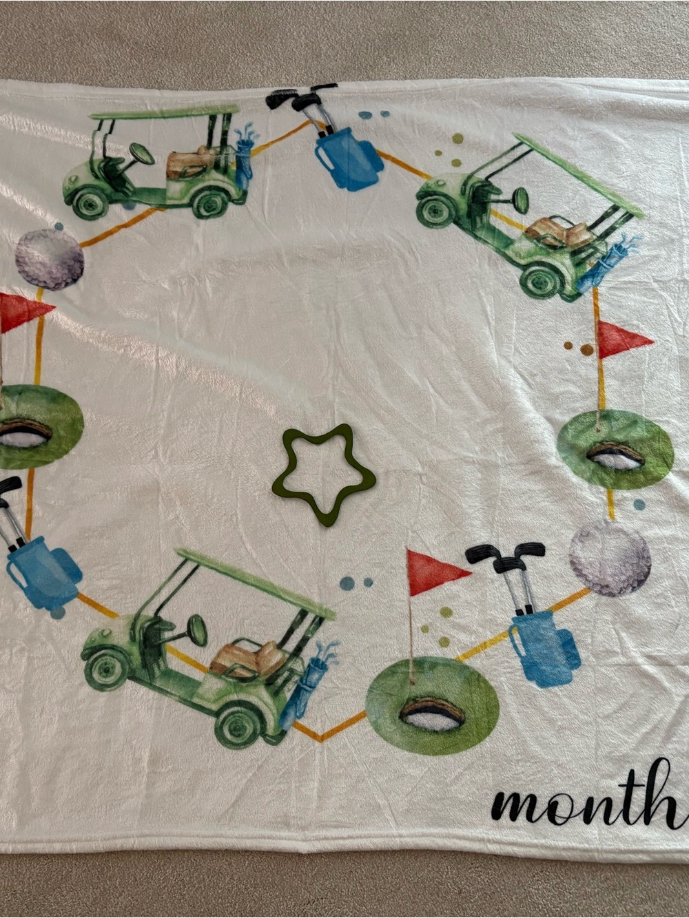 Milestone photo blanket